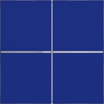 Hager WAN7020C14 Abdeckung für Taster, 2fach, A.x/C.x, cobalt, matt 
