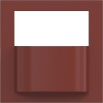 Hager WAN7030C05 Bewegungsmelder Aufsatz für Einsatz UP 1,1m/2,2m, A.x/C.x, carmin, halbglänzend 