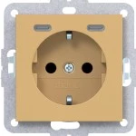Hager WAS4055C02 Steckdose SCHUKO mit USB Typ C 2fach PD, 20W, A.x/C.x hazel matt 