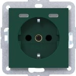 Hager WAS4055C07 Steckdose SCHUKO mit USB Typ C 2fach PD, 20W, A.x/C.x jade halbglänzend 