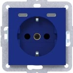 Hager WAS4055C14 Steckdose SCHUKO mit USB Typ C 2fach PD, 20W, A.x/C.x cobalt matt 