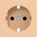 Hager WAS7200C12 Zentralstück für Steckdose SCHUKO, erh. BS, A.x/C.x, petal, matt 