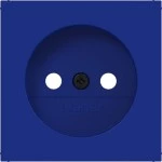 Hager WAS7300C14 Zentralstück für Steckdose ohne Schutzkontakt, A.x/C.x, cobalt, matt 