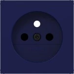 Hager WAS7600C06 Zentralst. f. Steckdose m. Schutzk.stift, erh. BS,A.x/C.x, ocean, hg 