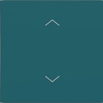 Hager WAW1002C09 Wippe 1fach mit Aufdruck Symbol Pfeile, A.x/C.x, azure, matt 