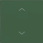 Hager WAW1002C10 Wippe 1fach mit Aufdruck Symbol Pfeile, A.x/C.x, forest, matt 
