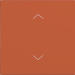 Hager WAW1002C13 Wippe 1fach mit Aufdruck Symbol Pfeile, A.x/C.x, canyon, matt 
