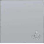 Hager WAW1012TA Wippe 1fach mit Aufdruck Symbol für Licht, A.x/C.x, titan metallisch, lackiert 