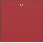 Hager WAW1014RG Wippe 1fach, Aufdruck 0, A.x/C.x, rot glänzend 