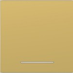 Hager WAW1031C08 Wippe 1fach, klare Linse, A.x/C.x, gold, metallisch 