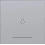 Hager WAW1032TA Wippe 1fach mit Aufdruck Symbol für Licht, klare Linse, A.x/C.x, titan mt lack 