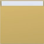 Hager WAW1100C08 Wippe 1fach, Beschriftungsfeld, A.x/C.x, gold, metallisch 