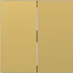 Hager WAW2000C08 Wippe 2fach, A.x/C.x, gold, metallisch 