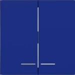 Hager WAW2031C14 Wippe 2fach, klare Linse, A.x/C.x, cobalt, matt 