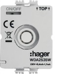 Hager WDA2535W LED-Modul Drehschalter 230V mit N-Leiter 