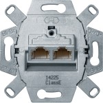 Hager WDF410866 UAE-Steckdose, Netzwerkdose 8/8-polig, geschirmt, ClassEA