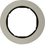 Hager WLD9100AB Rahmen 1fach R.Classic Alu schw 