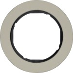 Hager WLD9100STB Rahmen 1fach R.Classic E-Stahl schw 