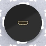 Hager WLF4380BG HDMI Steckdose m 90° Stcka. R.Cl sw 