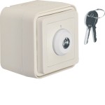 Hager WNC035B Schlüssel-Schalter AP Aufdruck 1 W.1 pw 