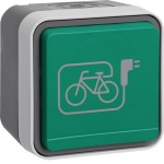 Hager WNC109 Steckdose m SK-S grüner KD E-Bike W.1 gr 
