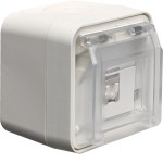 Hager WNC226B UAE Std. 8pol geschirmt Kat.6 AP W.1 pw 