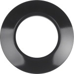Hager WTD3100BG Abdeckrahmen, Aufputz, 1-fach, Serie 1930, IP20, schwarz glänzend