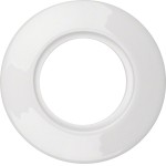 Hager WTD3100PWG Porzellanrahmen, Aufputz, 1-fach, Serie 1930, IP20, polarweiß glänzend 