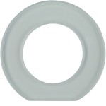 Hager WTD7173GT2 Serie Glas, End-Rahmen 1f f. 1930 