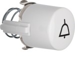 Hager WTF5285WG2 Tasterknopf Licht E10 1930/Glas pweiß 