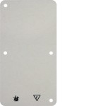 Hager WVA1762WP Bodenplatte für AP-Rahmen 2fach 82x153mm 