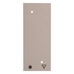 Hager WVA1763WP2 Bodenplatte für AP-Rahmen 3fach 59x145mm 