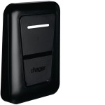 Hager XVS120 Zierblende graphitschwarz 9011 Ladestation witty one plus pro mit Ladesteckdose 