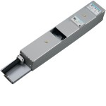 Hager ZAH020L Steckdosenleiste, KVS, 1 x CEE 63A 5p, 1 x Platz für Hutschienenzähler (Beigab.) 