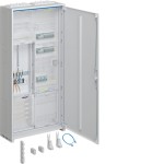 Hager ZB323T115B Komplettschrank universZ 1100x550x205mm SchutzklasseII IP44 1 Zählerplatz/VF-5rh/APZ 2feldig 