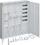 Hager ZB34SET25LK Komplettschrank universZ 2 Zählerplätze 1 SG BKE-I APZ VT5 1100mm 4-feldig 
