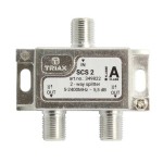 Triax 349822 Verteiler 2-fach 5,5dB 2,4GHz DC SCS 2 