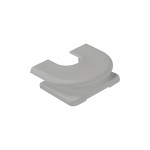 JUNG 11GR Einführungsschieber, für Kabel und Minikanal, grau 