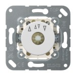 JUNG 1234.10WW Jalousie-Drehschalter, Wendeschalter/-taster 1-pol. (1 Antrieb), 10 A 250 V ~, alpinweiß, UP 