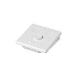 JUNG 190-354 Kabeleinführungsschieber, 1 geschlossene Einführung, WG 600, grau 