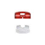 JUNG 34KO5 Zugeinsatz für Wippen mit Lichtleiter (.. KO5), mit Lichtleiter, Thermoplast, rot 