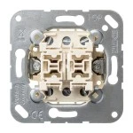 JUNG 509-20U Wippschalter (Einsatz) 20 AX 250 V~, Doppel-Wechsel 