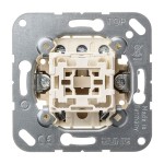 JUNG 531-41U Multi-Switch 1fach (Einsatz), Taster mit 2 x 2 Schließern und Nullstellung 