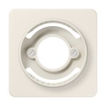 JUNG 537 Abdeckung für Lichtsignale 1fach, Duroplast, Serie CD, weiß 