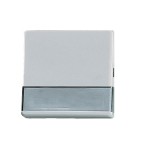 JUNG 600NA Wippe 1fach, mit Schriftfeld, Duroplast, WG 600, grau 