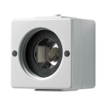 JUNG 637-14W Lichtsignal (ohne Haube), E14-Gewinde, WG 600, grau 