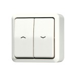 JUNG 639VA Jalousietaster, 1-pol. (1 Antrieb) 250 V ~, AP 600 