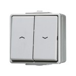 JUNG 639VW Jalousietaster, 1-pol. (1 Antrieb), IP 44, WG 600 
