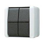 JUNG 805W Wippschalter (Einsatz), Serien, IP 44, WG 800 