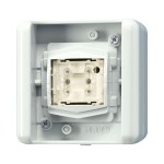 JUNG 8471.02LEDW KNX Taster BA – Mittenstellung – 1fach, WG 800 